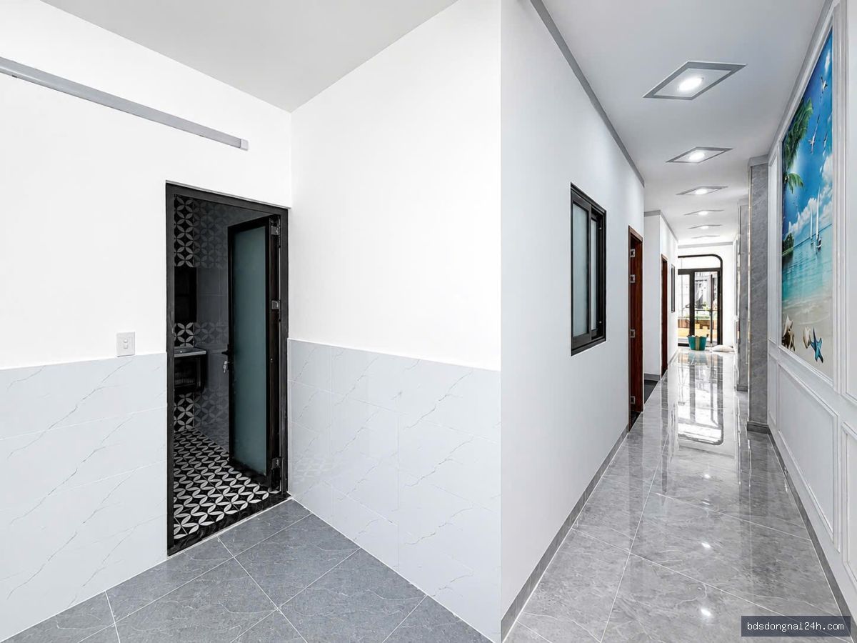 Bán nhà 1 trệt 1 lầu, sân ô tô, full nội thất (65m²) - Hình ảnh 13