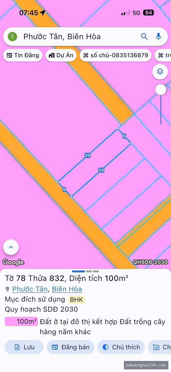 Bán đất nền (100m²) - Hình ảnh 2