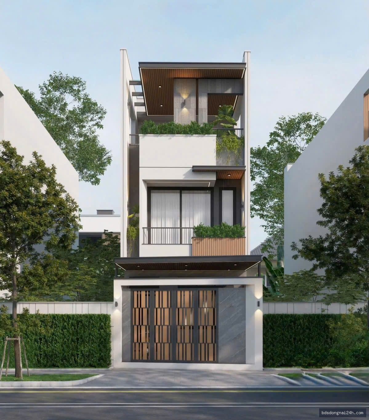 Bán nhà 1 trệt 1 lầu, sân ô tô, gần chợ tại Trảng Dài, Biên Hòa - Hình ảnh 2