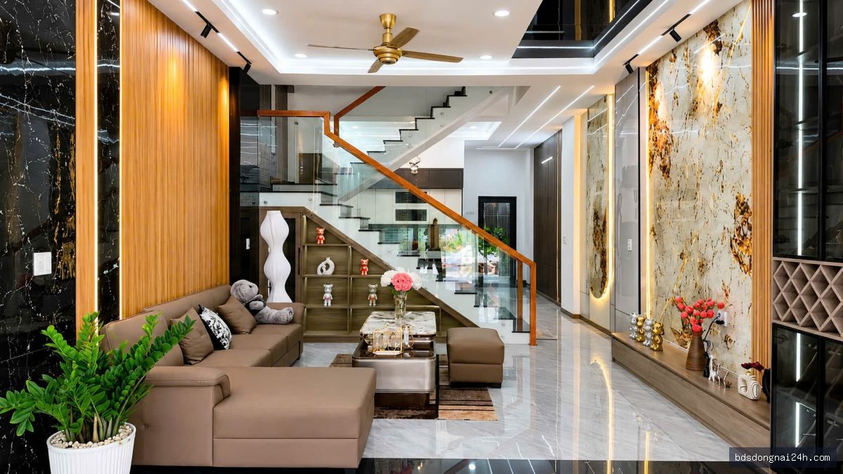 Bán nhà 1 trệt 2 lầu sân ô tô, full nội thất (80m²) - Hình ảnh 6
