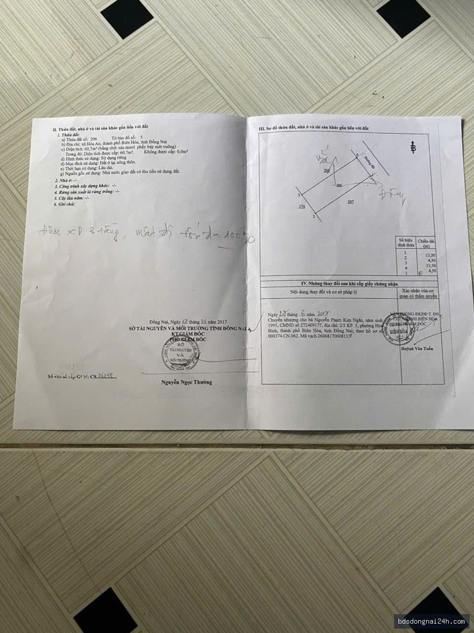 Bán nhà 1 trệt 1 lầu - Hình ảnh 2