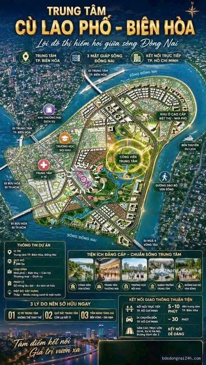 Bán lô đất biệt thự gần aeon mall tại Hiệp Hòa, Biên Hòa (380m²)