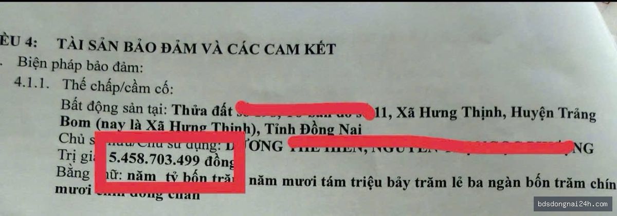 Bán bất động sản, mặt tiền tại Trảng Bom (369m²) - Hình ảnh 3