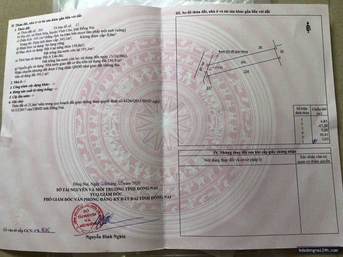 Bán đất nền tại Tân Triều - Hình ảnh 3