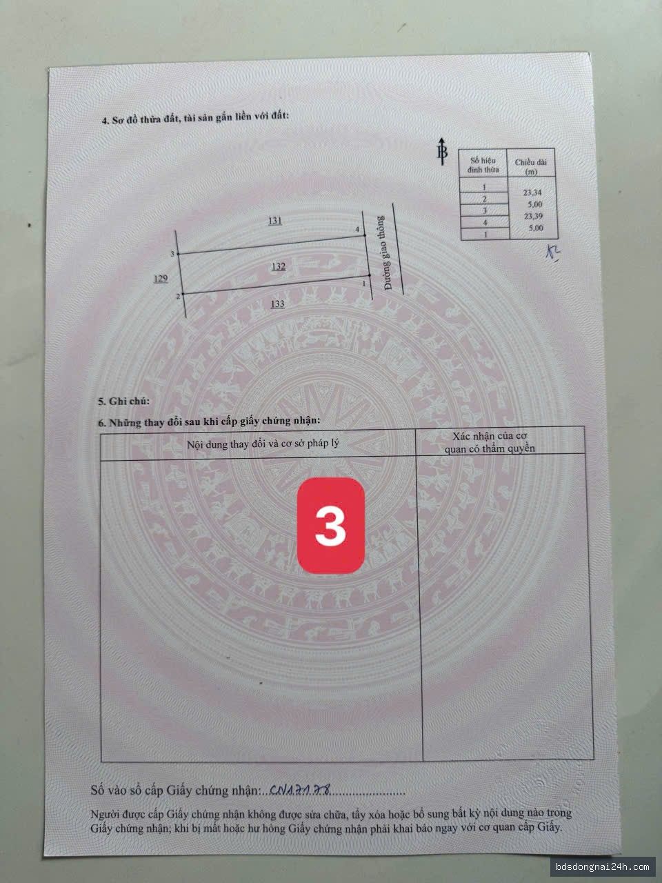 Bán đất thổ cư 100% gần chợ - Hình ảnh 9