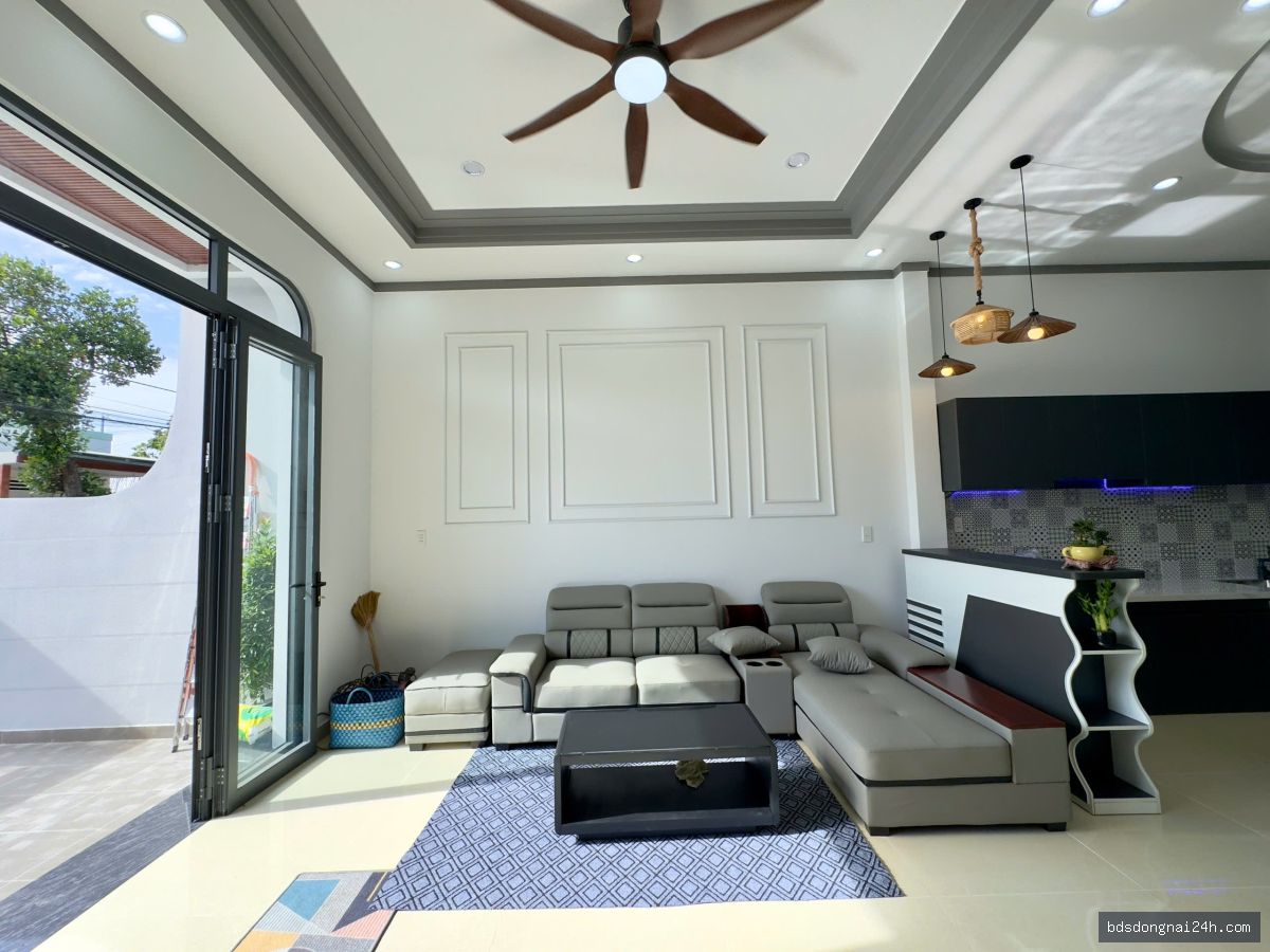 Bán nhà 1 trệt 1 lầu sân ô tô, gần chợ tại Hố Nai, Biên Hòa (96m²) - Hình ảnh 6