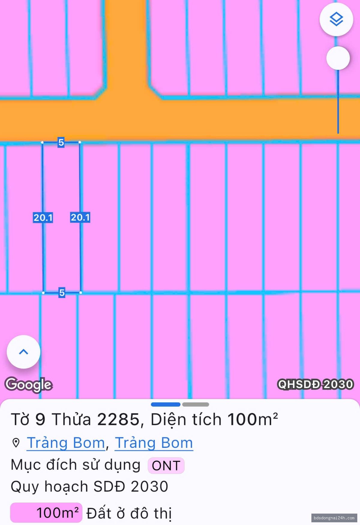 Bán đất nền tại Trảng Bom (100m²) - Hình ảnh 6