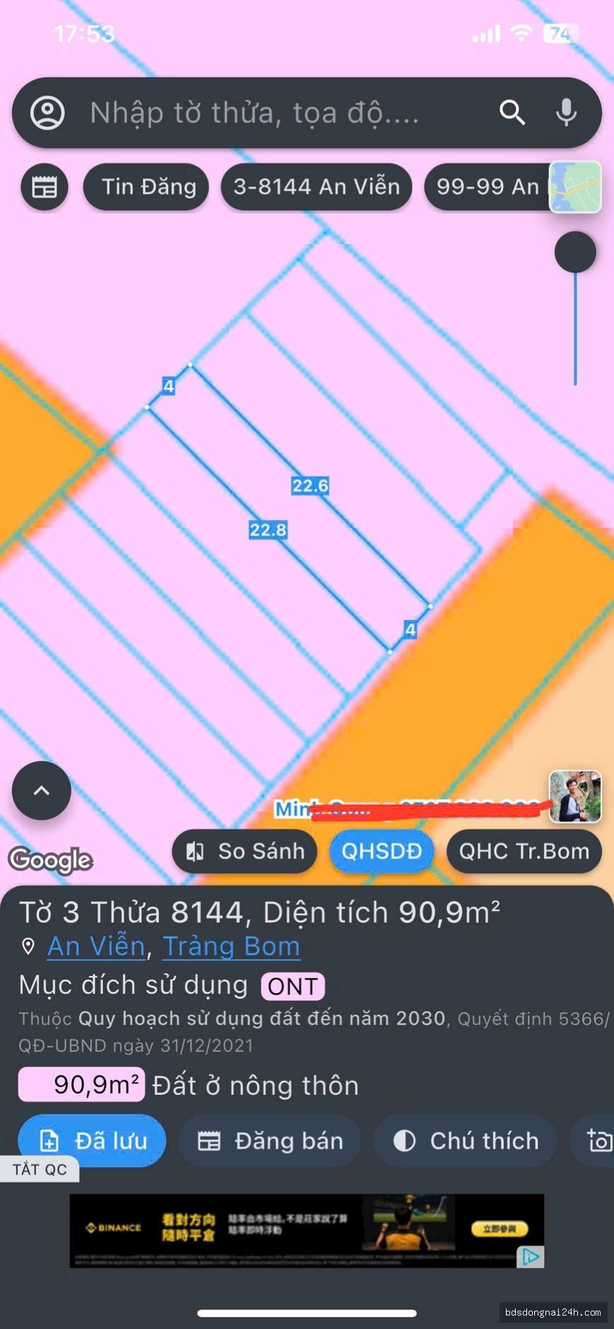 Bán đất nền (90m²) - Hình ảnh 4