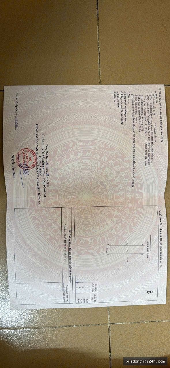 Bán nhà 1 trệt 1 lầu tại Bửu Long, Biên Hòa - Hình ảnh 3