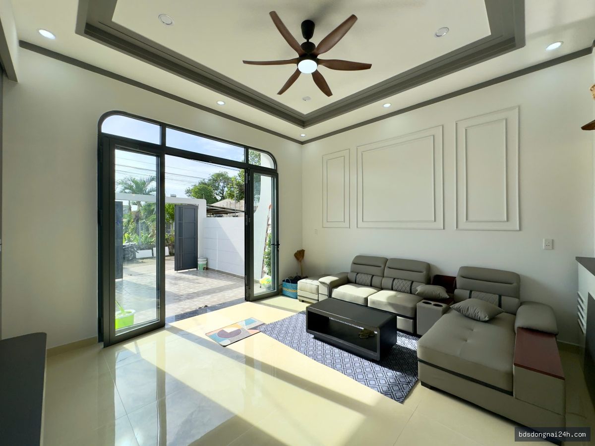 Bán nhà 1 trệt 1 lầu sân ô tô, gần chợ tại Hố Nai, Biên Hòa (96m²) - Hình ảnh 9