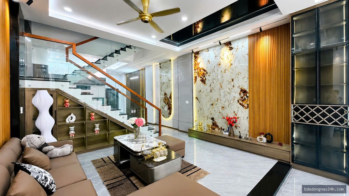 Bán nhà 1 trệt 2 lầu sân ô tô, full nội thất (80m²) - Hình ảnh 7