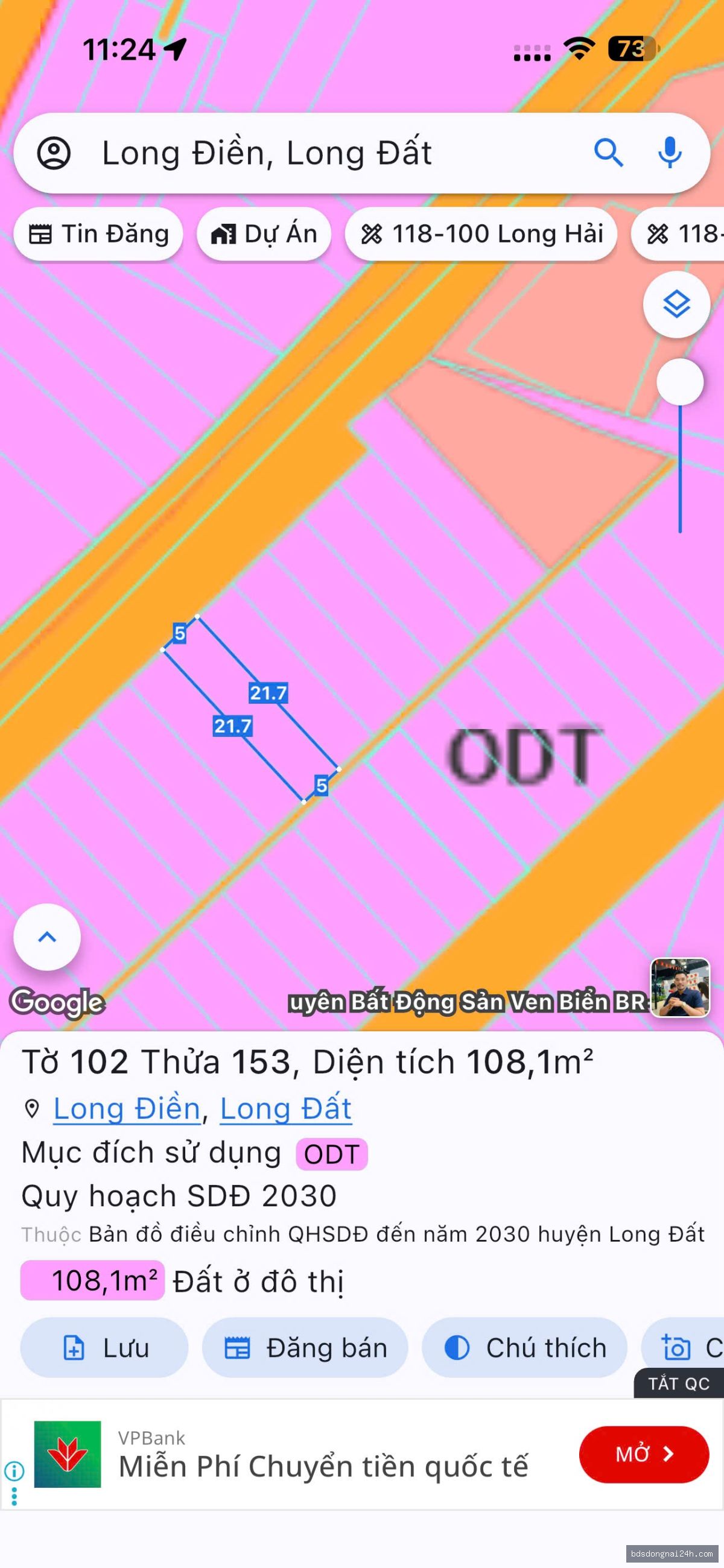 Bán đất nền mặt tiền tại Tam Hiệp, Biên Hòa - Hình ảnh 3