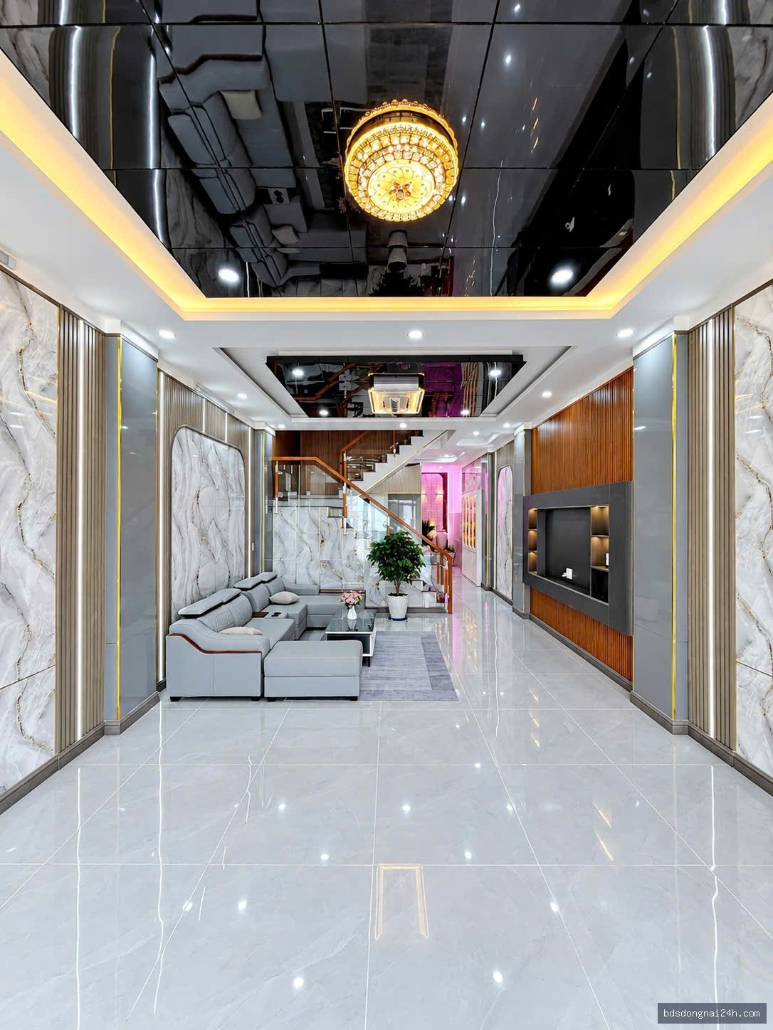 Bán nhà 1 trệt 1 lầu sân ô tô, full nội thất (80m²) - Hình ảnh 5