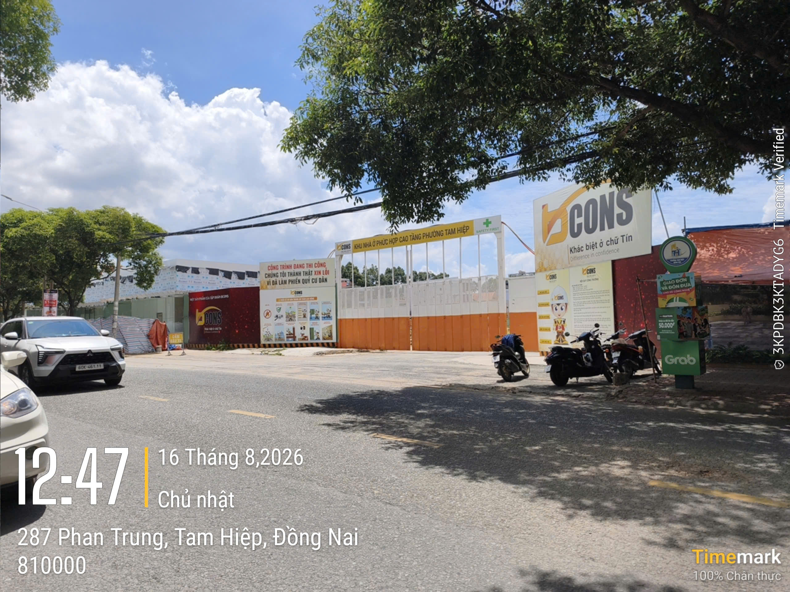 Tiến độ công trường thực tế Bcons Central Park